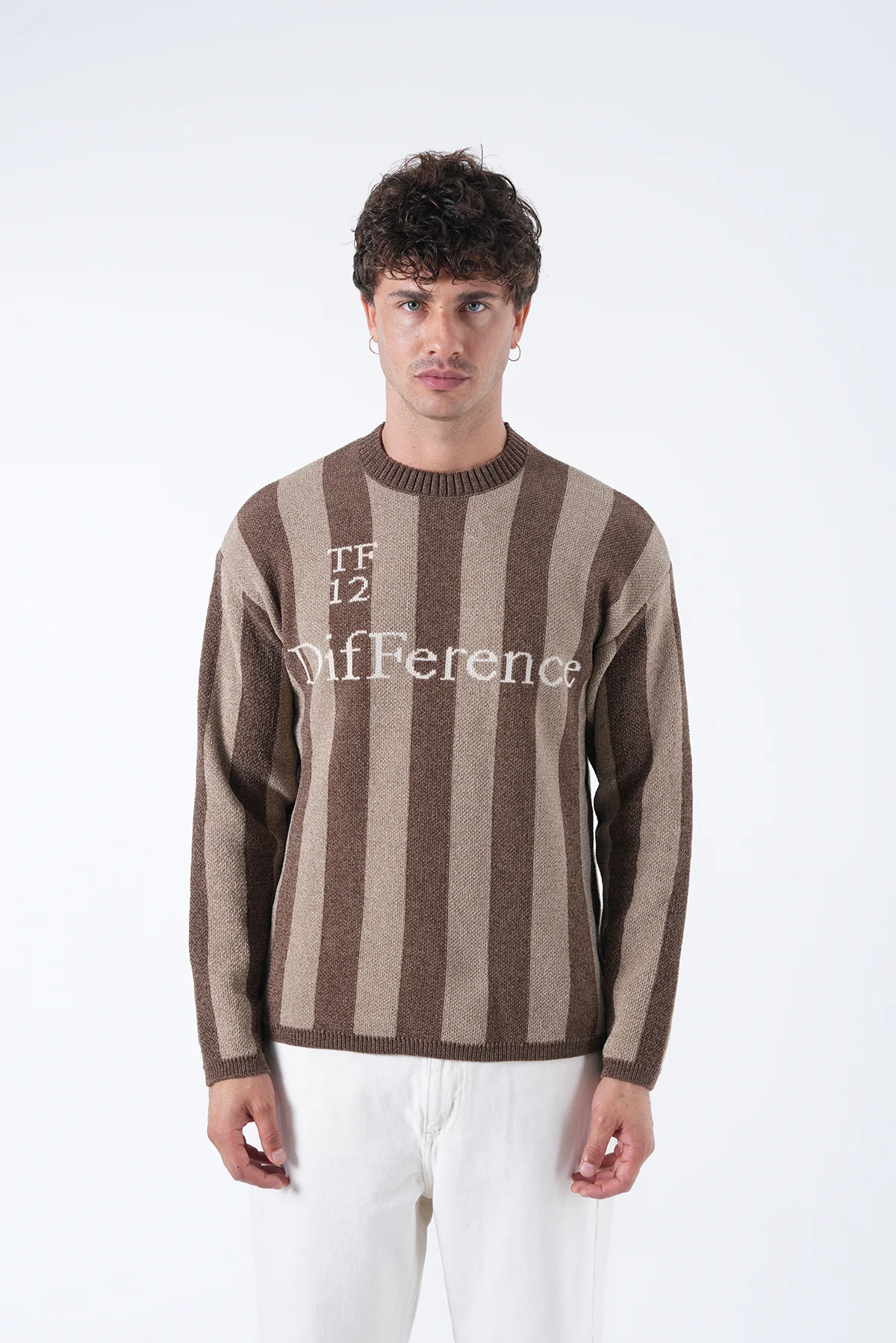 Jakarlı Çizgili Kazak - Görsel 4