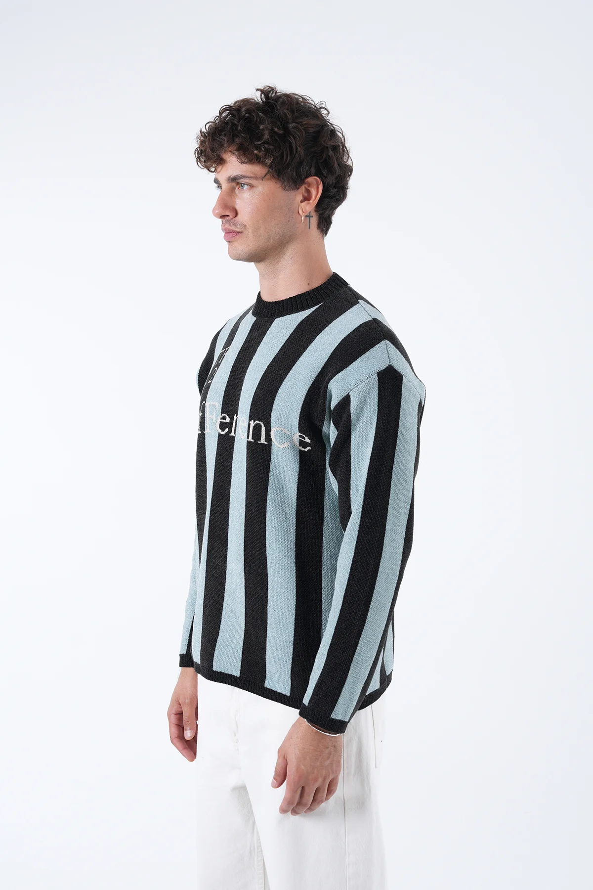 Jakarlı Çizgili Kazak - Görsel 16