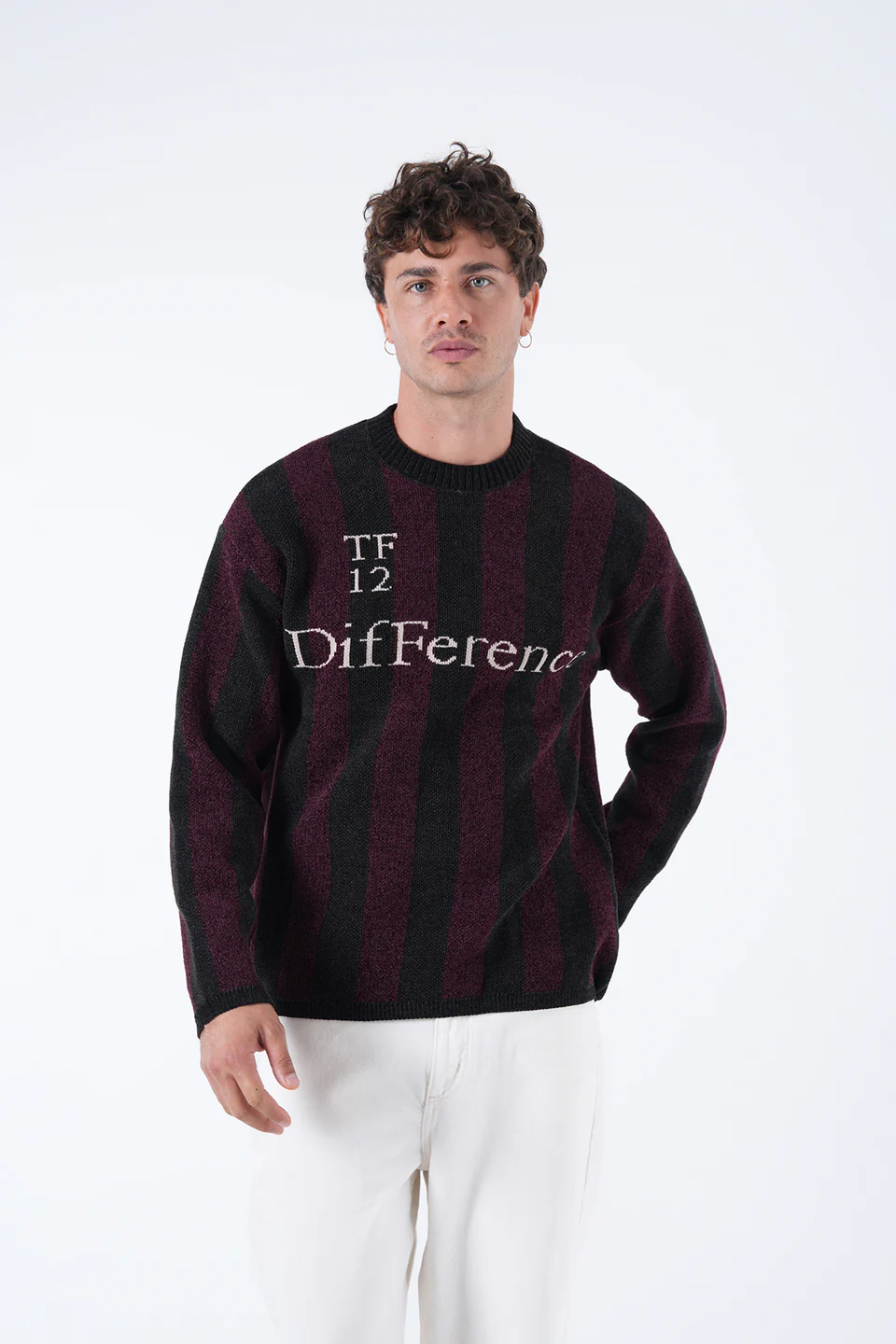 Jakarlı Çizgili Kazak - Görsel 11