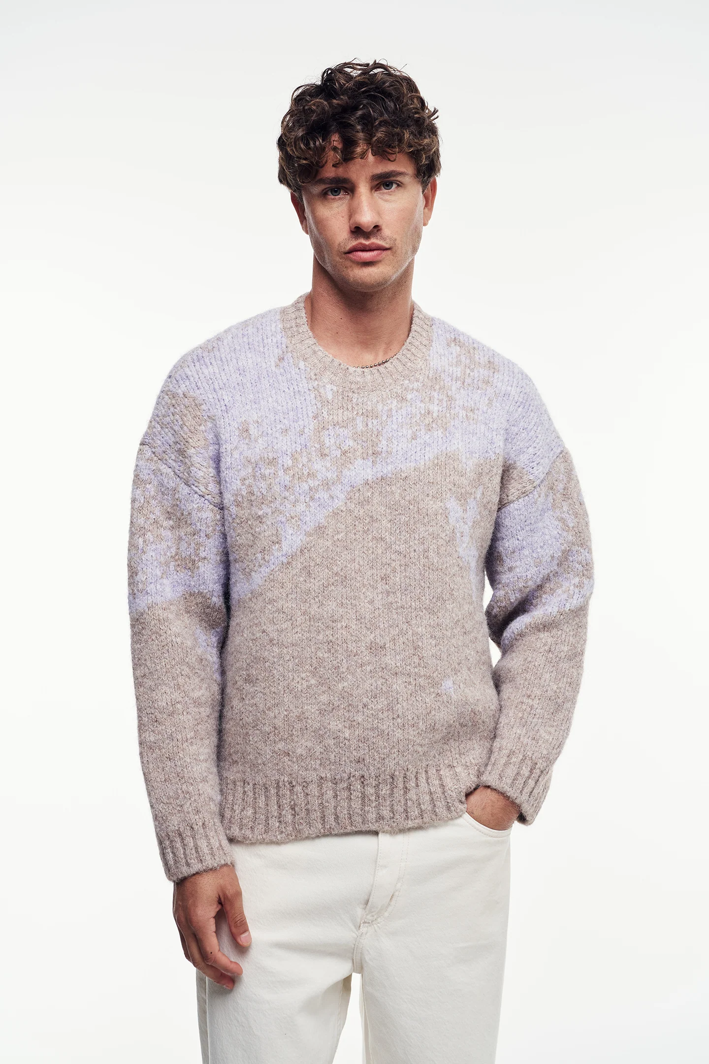 Soft Dokulu Oversize Kazak