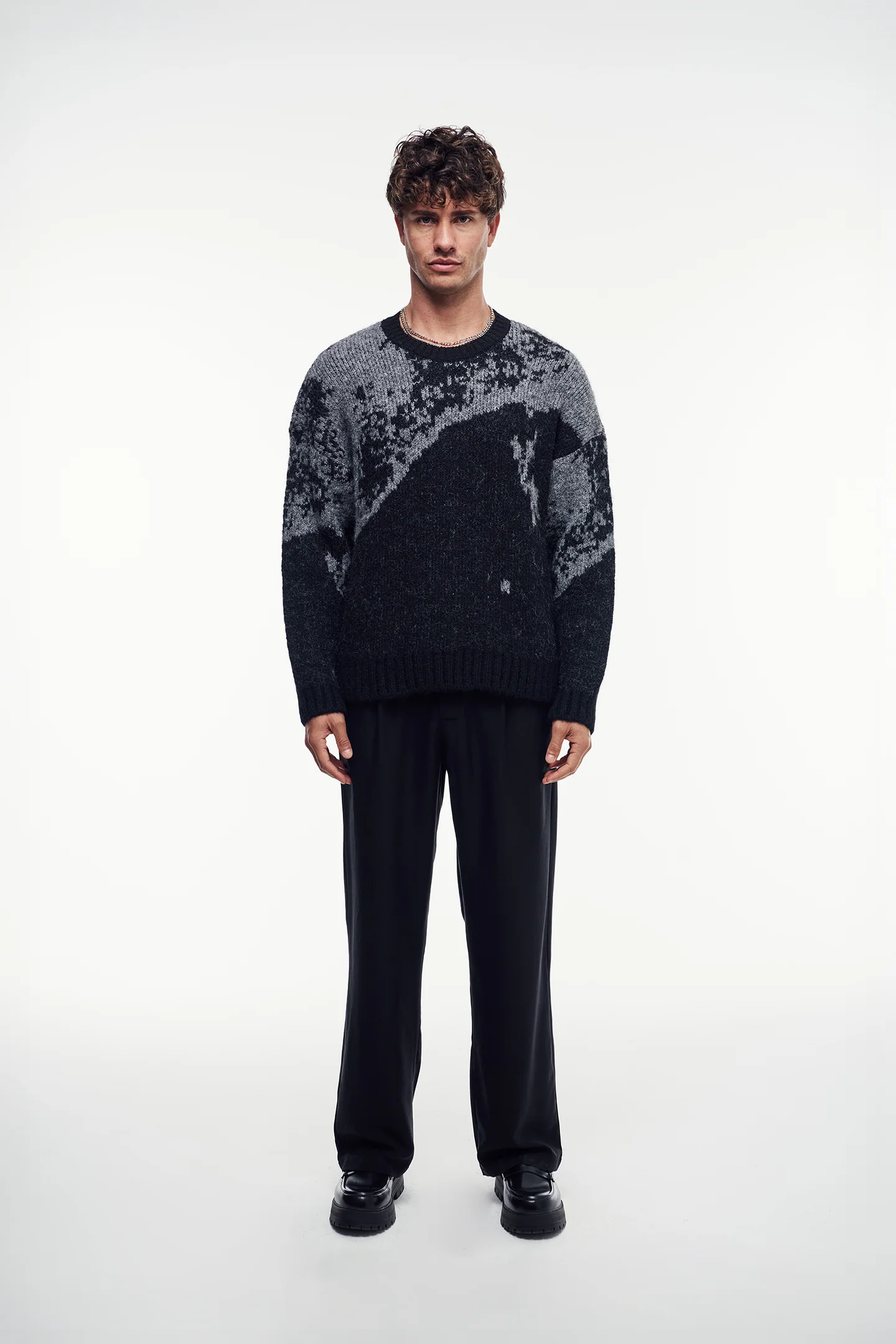 Soft Dokulu Oversize Kazak - Görsel 9