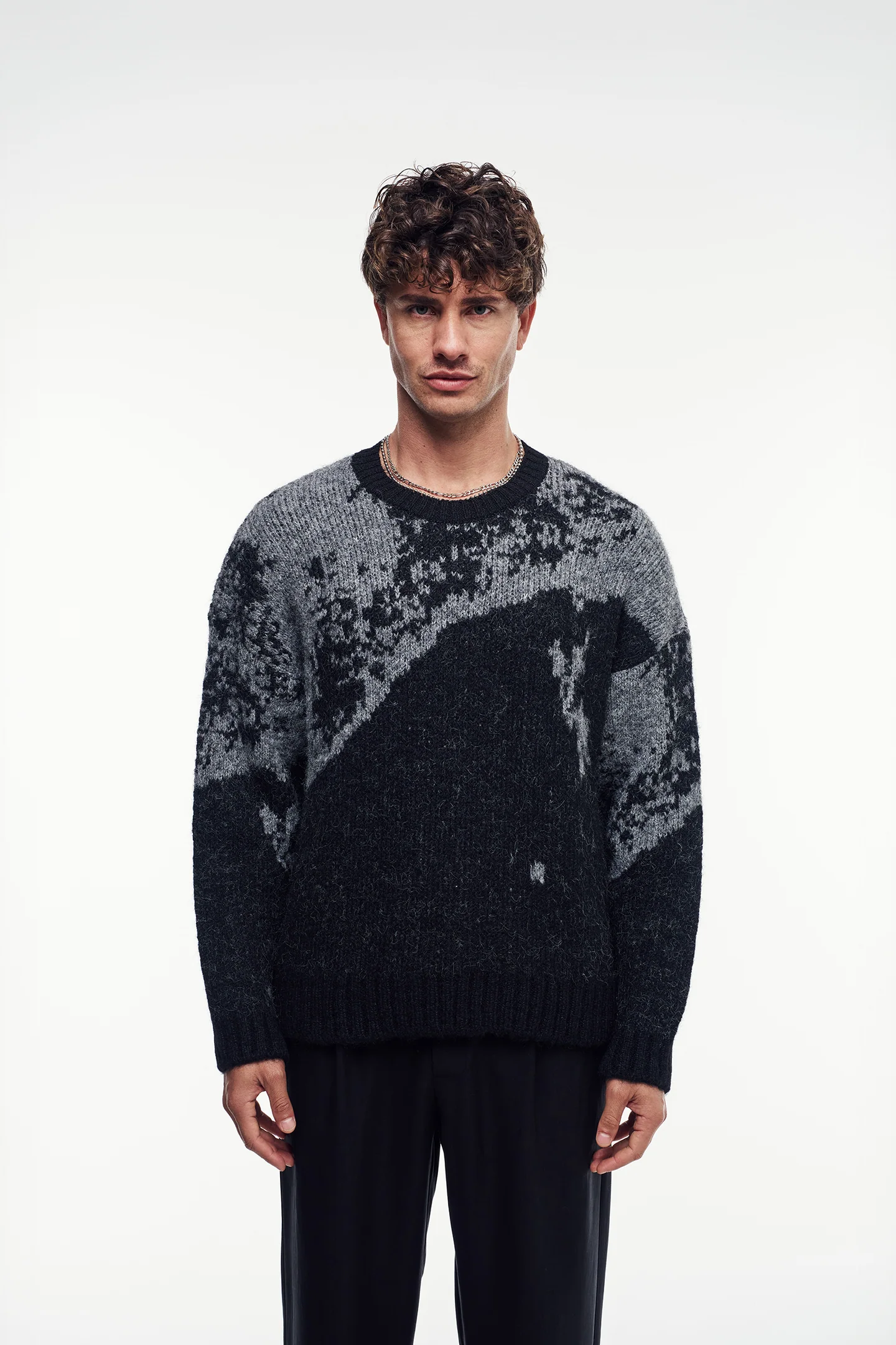 Soft Dokulu Oversize Kazak - Görsel 10