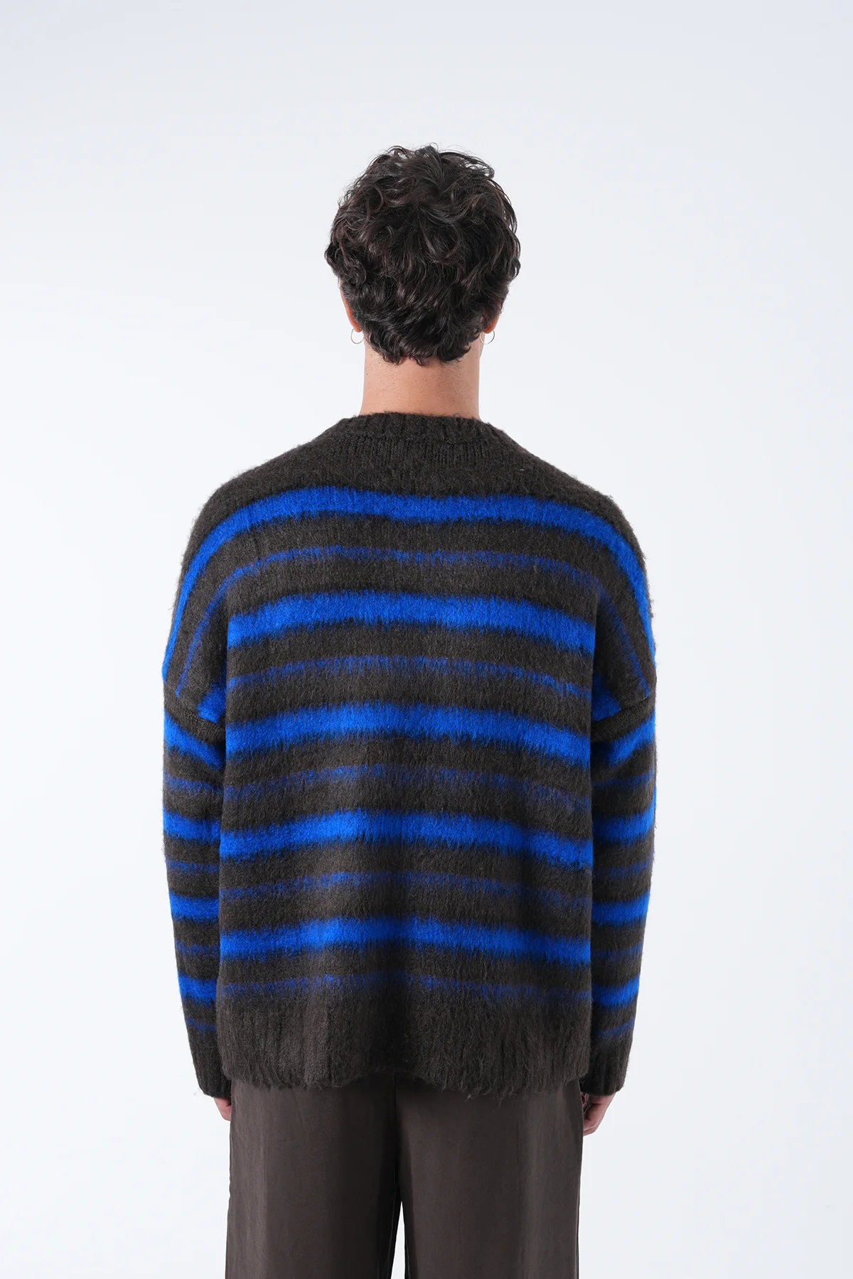 Renk Geçişli Şardonlu Triko Kazak - Görsel 8