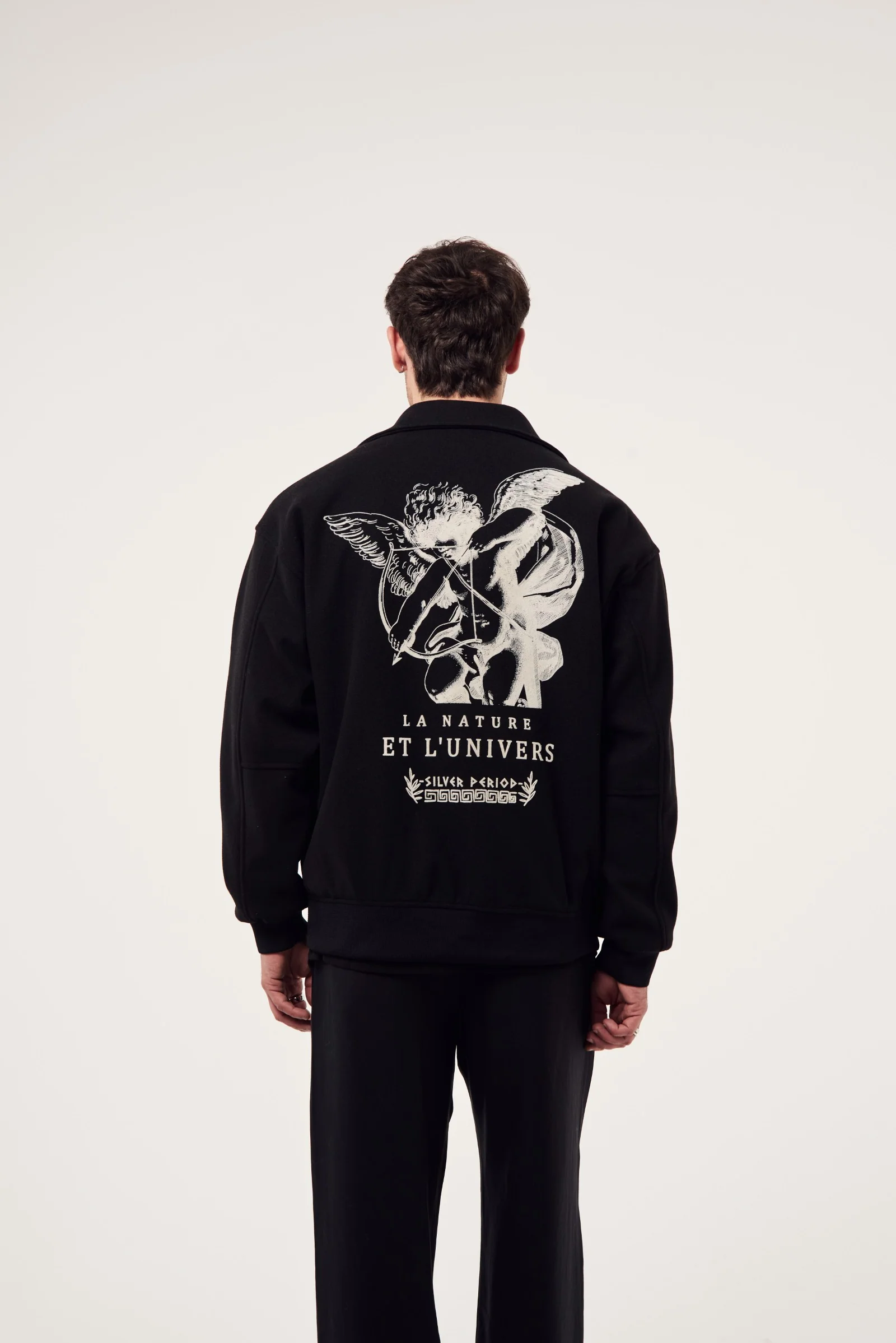 Sırtı Baskılı Kaşe Mont - Görsel 8