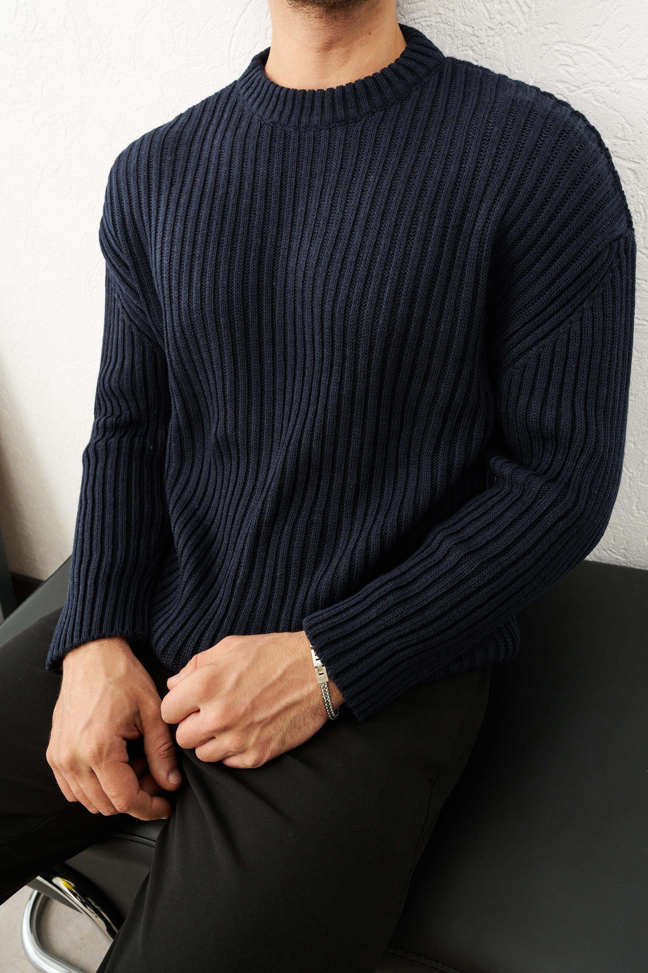 Kalın fitilli kazak  - Görsel 6