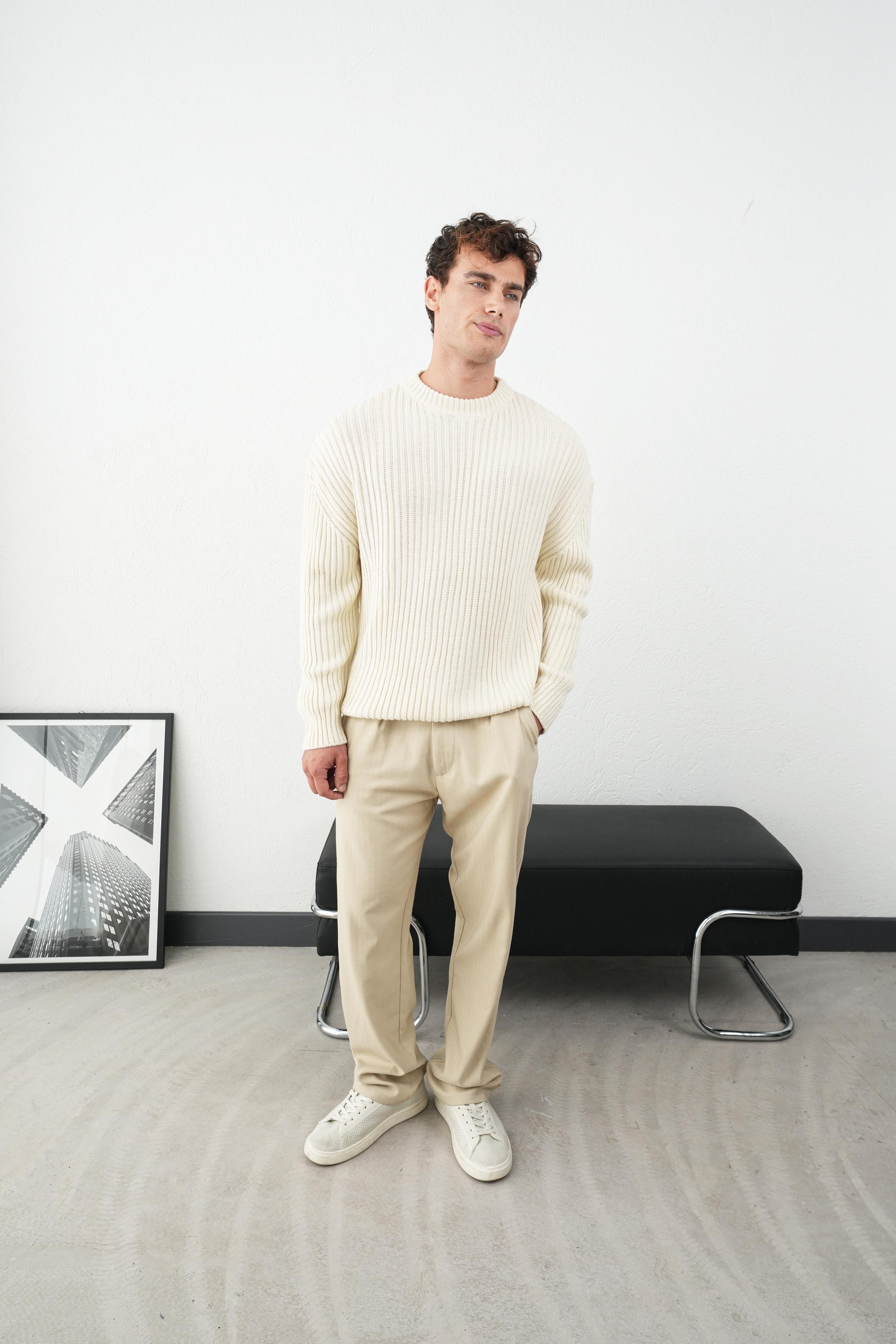 Kalın fitilli kazak  - Görsel 9